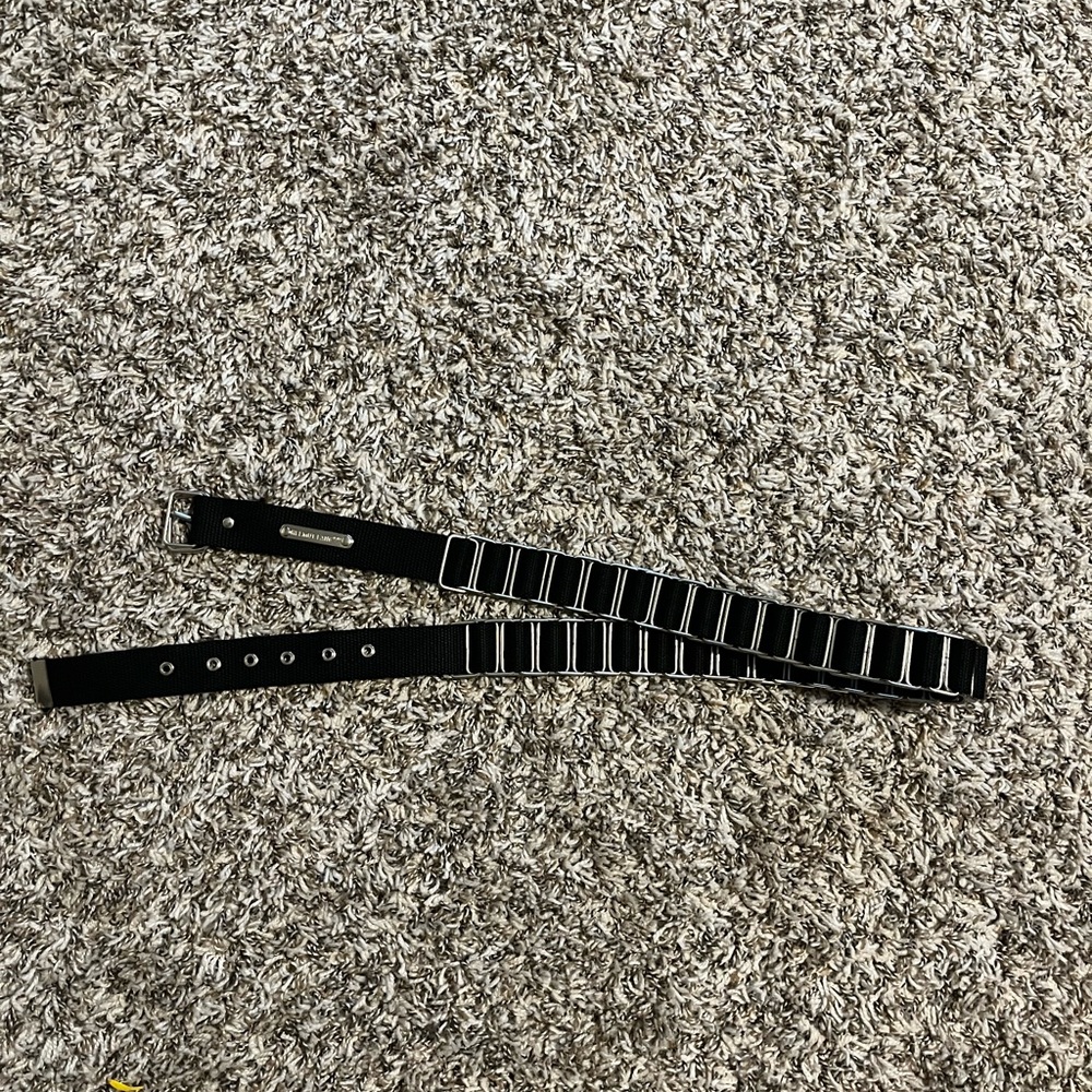 Helmut Lang AW98 Chain Canvas Belt